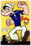 Animated movie Popeye the Sailor poster