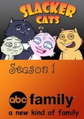 Animated movie Slacker Cats poster