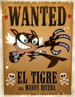 Animated movie El Tigre: The Adventures of Manny Rivera poster
