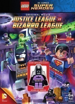 Animated movie Lego DC Comics Super Heroes: Justice League vs. Bizarro League poster