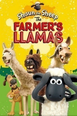 Animated movie Shaun the Sheep: The Farmer's Llamas poster