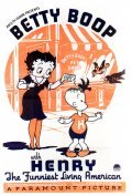 Animated movie Betty Boop with Henry the Funniest Living American poster