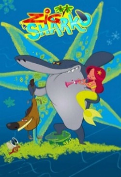 Animated movie Zig et Sharko poster
