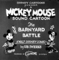 Animated movie The Barnyard Battle poster