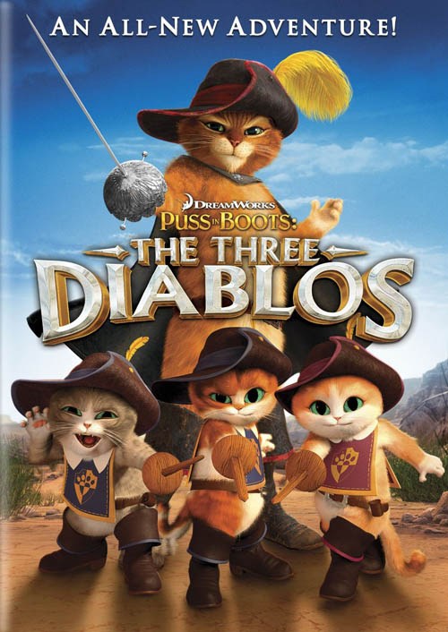 Animated movie Puss in Boots: The Three Diablos poster